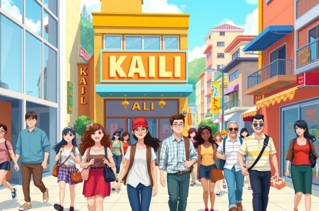 Foreigners walking near a landmark in Kaili 凯里市, Guizhou 贵州, joining local WeChat groups.